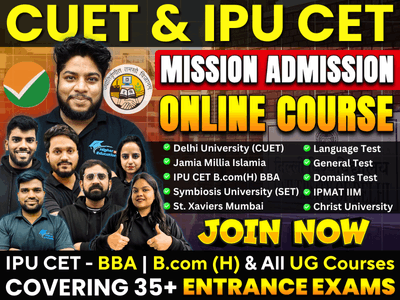 CUET IPU CET Live Course - Mission Admission Live Batch. Join Now by Higher Education